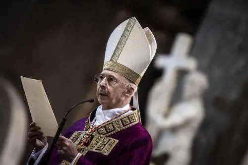 Il cardinale Angelo Bagnasco a Roma