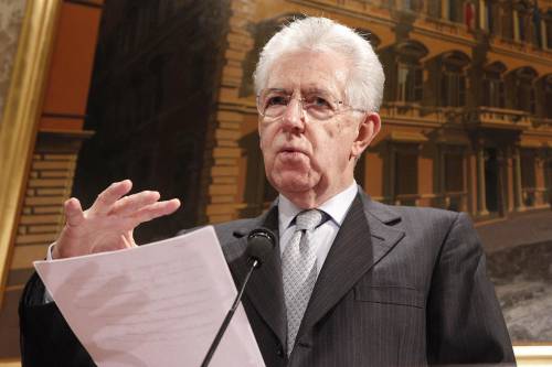 Il solito ritornello di Monti: c'è una luce in fondo al tunnel