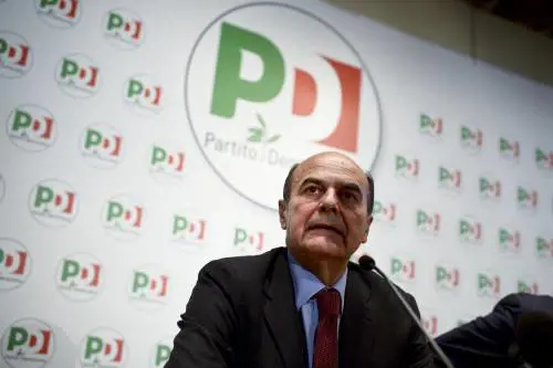 Il segretario del Partito democratico Pierluigi Bersani