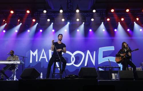 Maroon 5 dal vivo a Las Vegas