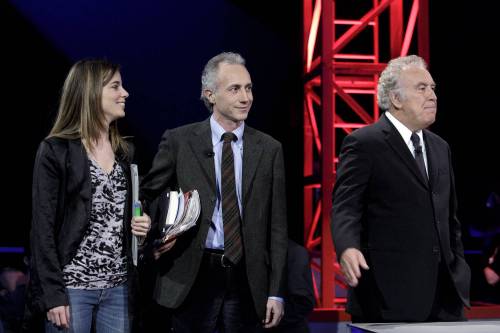 Giulia Innocenzi, Marco Travaglio e Michele Santoro