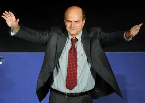 Il segretario del Partito Democratico Pierluigi Bersani