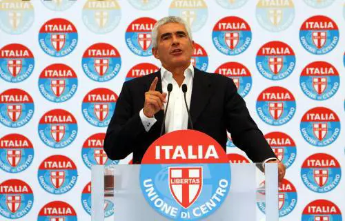 Il leader dell'Udc, Pier Ferdinando Casini