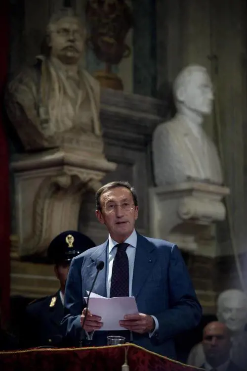 Il presidente della Camera Gianfranco Fini