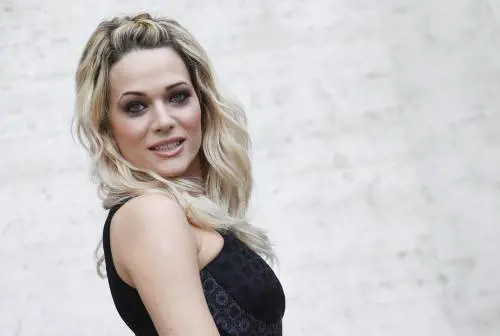 Laura Chiatti durante il photo call del film "Il peggior natale della mia vita"
