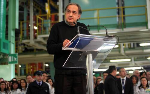 L'amministratore delegato di Fiat auto, Sergio Marchionne