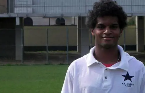 Il calciatore della 'Primavera' del Casale, Fabiano Ribeiro