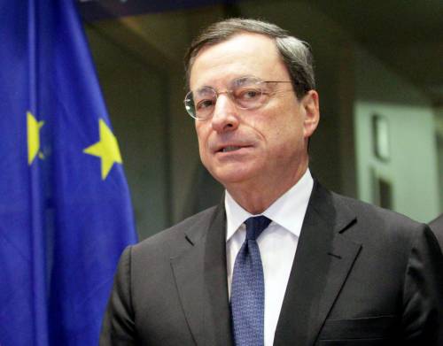 Il governatore della Bce Mario Draghi