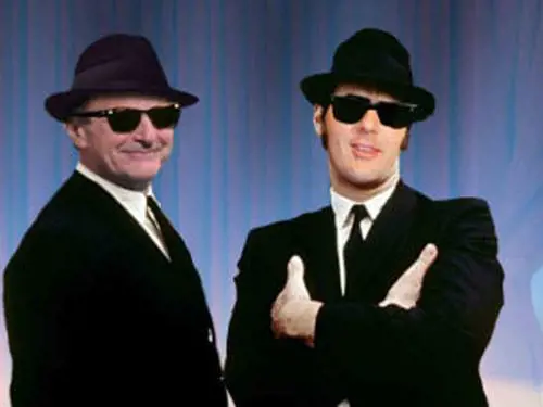 Matteo Renzi e Pier Luigi Bersani come John Belushi e Dan Aykroyd