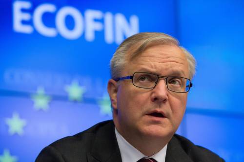 Il commissario agli affari economici Olli Rehn