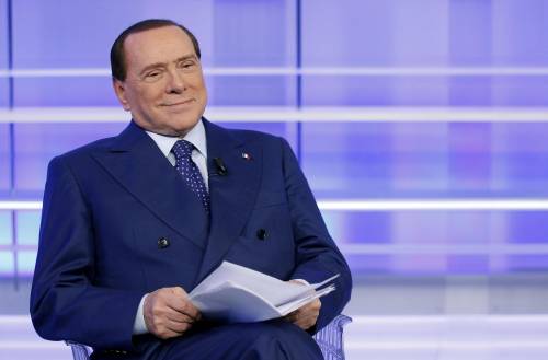 Silvio Berlusconi ospite della trasmissione di Enrico Mentana