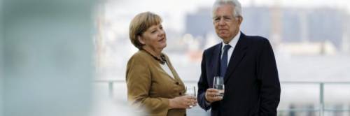 Insulti, sproloqui e bugie. Monti smentito dalla Merkel