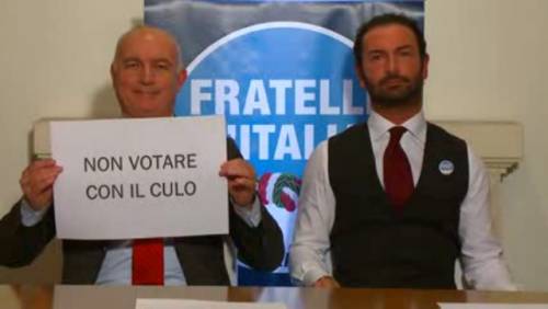 Una scena dello spot elettorale di Fratelli d'Italia
