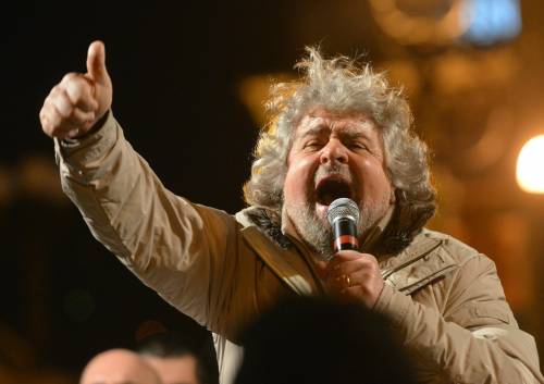 Il leader del Movimento 5 Stelle, Beppe Grillo