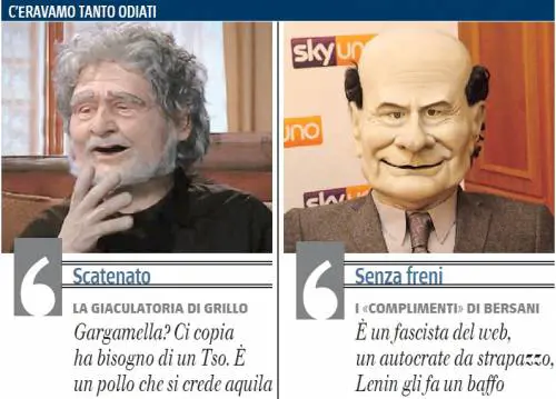 "Zombie", "Fascista", "Satana". Beppe-Pier alleati impossibili 