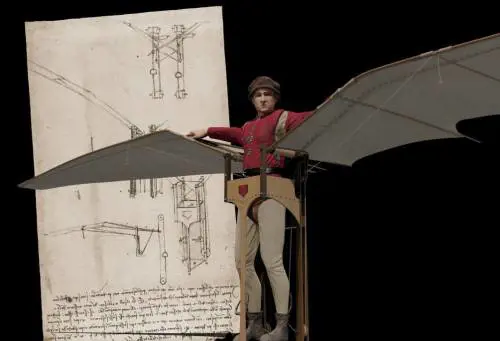 Leonardo in piazza Scala Storia del genio in «3D»