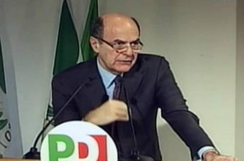 Pier Luigi Bersani interviene alla direzione del Pd
