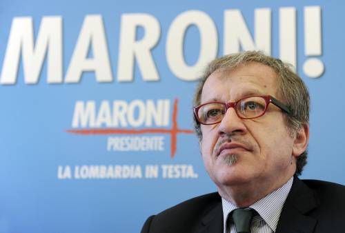 Il segretario della Lega Roberto Maroni