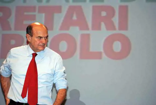 Il segretario del Pd, Pierluigi Bersani
