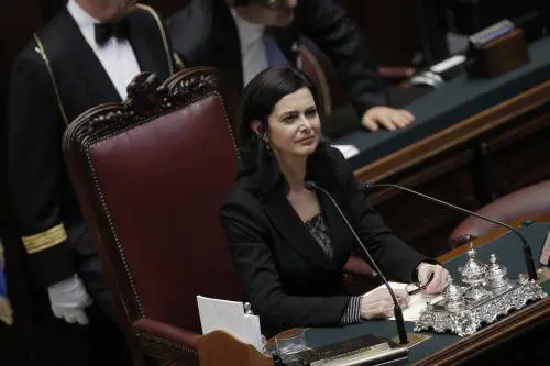 La neoeletta Presidente della Camera Laura Boldrini