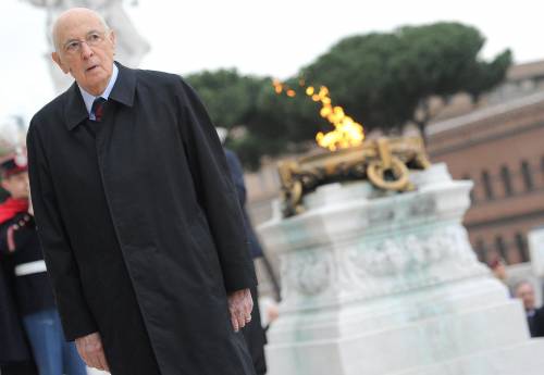 Il presidente della Repubblica, Giorgio Napolitano