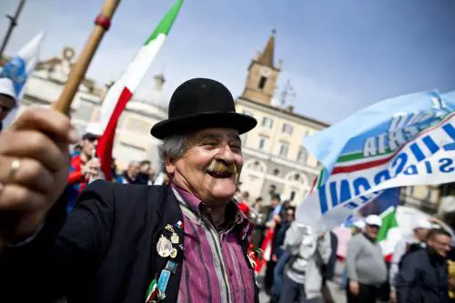 La piazza del Popolo delle libertà