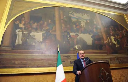 Il segretario del Pd Pier Luigi Bersani