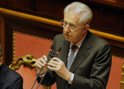 Il presidente del Consiglio Mario Monti