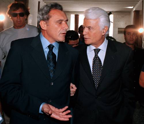 Piero Grasso insieme a Giancarlo Caselli