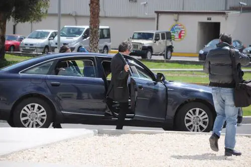 Il vice presidente dell'Ars, Antonio Venturino (M5S), in auto blu