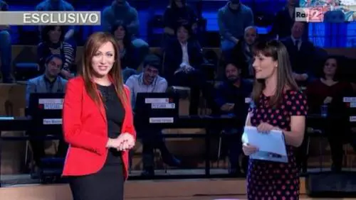 Virginia Raffaele nei panni di Francesca Pascale
