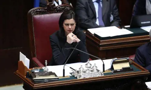 Il presidente della Camera Laura Boldrini