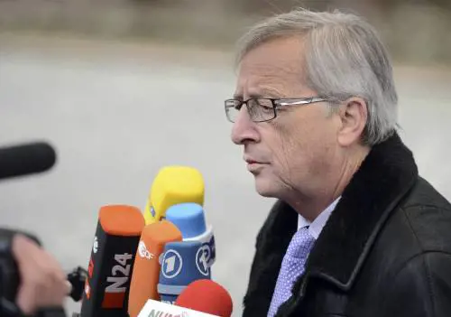 Il primo ministro del Lussemburgo, Jean Claude Juncker