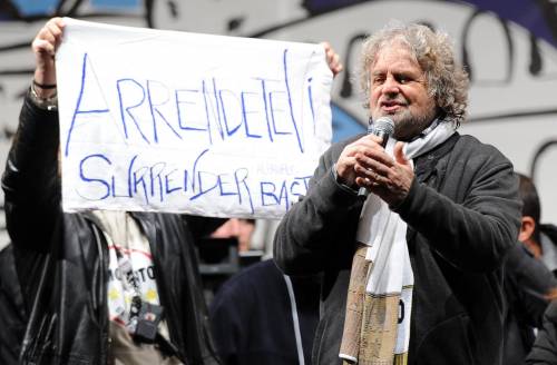 Beppe Grillo, leader del Movimento 5 Stelle