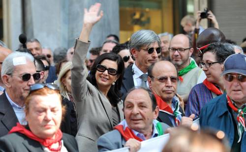 25 aprile, Laura Boldrini in Piazza Duomo