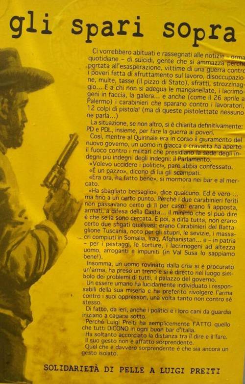 Il grillino delira: non stupitevi dei fucili
