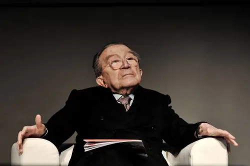 Un primo piano di Giulio Andreotti