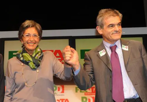 Anna Finocchiaro con Sergio Chiamparino