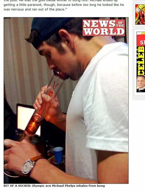 Ritaglio foto tratta dal "News of the World"