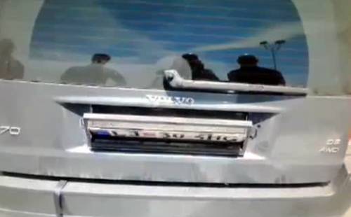 Targa girevole come l'auto di Diabolik, uomo in manette a Lodi