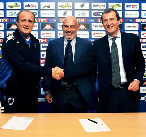 La firma di Rossi lancia il nuovo «piano Sampdoria»Intesa biennale, resta anche Osti