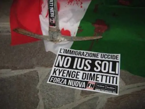Ius soli, Forza Nuova promette nuovi blitz contro l'immigrazione