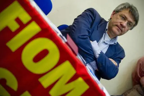 Il segretario generale della Fiom, Maurizio Landini