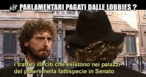 Le "Iene" smascherano i parlamentari a libro paga delle lobby