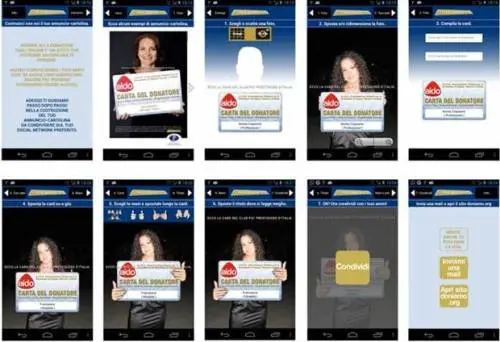 Un'app che promuove la donazione di organi