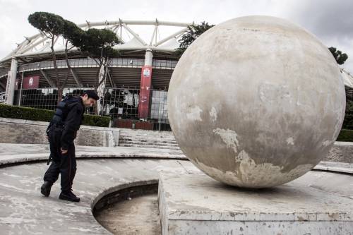 Finale di Coppa Italia Allerta all'Olimpico: trovati sassi e bastoni