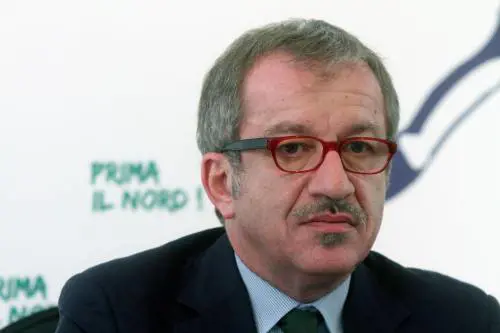 Il governatore della Lombardia, Roberto Maroni