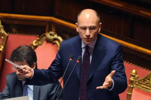 Finanziamento ai partiti Cambia il ddl, Letta: "Inoptato andrà allo Stato"