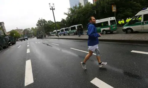 La protesta dei Blockupy