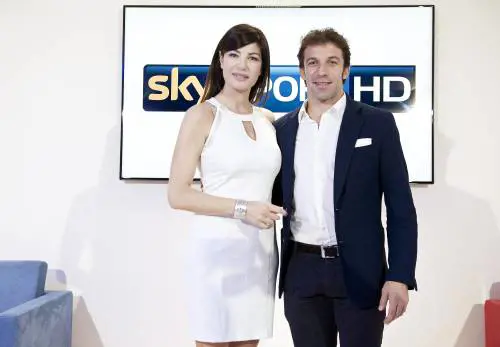 Ilaria D'Amico e Alessandro Del Piero